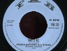 Prince Buster All Stars - The Preachin G / That's All UK FAB 7