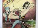 1976 AC/DC DIRTY DEEDS DONE DIRT CHEAP Australian Albert Vinyl Record LP Vintag