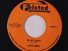 DAVID ORRELL: Be My Baby / You're The One 45 (# rubber stamps ol) rare Rockabil