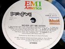 DAVID BOWIE Never Let Me Down 1987 UK EMI 1st PRESS *FACTORY SAMPLE* w/INNER