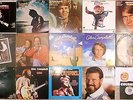 Glen Campbell, 17 Vinyl Record Lot, 12 LP's, 2 DLP & 3 7