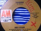 MIKE EVANS Gruesome 45 amazing 60s USA garage punk MINT vinyl LISTEN