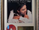 Andrea Bocelli Aria Gold RIAA US Music Award goldene Schallplatte