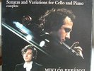 PERENYI cello / BEETHOVEN Sonatas Variations Cello Piano HUNGAROTON 3LP BOX MINT