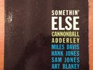 CANNONBALL ADDERLEY [Somethin' Else] BLUE NOTE [BLP-1595] RVG/W63rd/DG/EAR/NO r