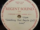 I LOOK AT THE PURSE / SOMETHING THAT UNKNOWN RARE REGENT SOUND ACETATE 45 LISTEN