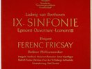 BEETHOVEN FERENC FRICSAY SYMPHONY NO.9 DGG ED.1 STEREO 2 LP SLPM 138002/003 NM