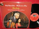 ASD 3612 B/W DOG ST UK BRAHMS 2 SONATAS FOR CELLO & PIANO TORTELIER DE LA PAU NM