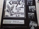CRUX KEEP ON RUNNING EP/LP SPLIT CRASH SKINHEAD PUNK OI NO FUTURE 1982 RARE