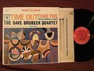 The Dave Brubeck Quartet Time Out Featuring Take Five LP ORIGINAL 2 EYE STEREO