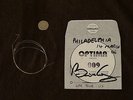 QUEEN - BRIAN MAY string + sixpence pick + autograph signed live concert tour