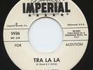 Hear - Rare Doo Wop 45 - The Majors - Tra La La - Imperial # 5936 - Promo - M-