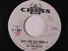 CHALLENGERS: Tossin' & Turnin' / Don't You Just Know It 45 (dj, almost M-, rubb