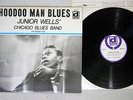 JUNIOR WELLS' CHICAGO BLUES BAND HOODOO MAN BLUES DELMARK PA-3014 JAPAN LP