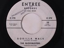 BLOCKBUSTERS: Gorilla Walk / Soul Man 45 (promo stamp ol) rare Oldies