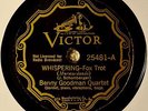 Benny Goodman Whispering 78 NICE Orig Victor Scroll 25481 Swing Jazz Tiger Rag