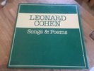 Leonard Cohen 3x lp box set Songs and poems CBS Press Complete