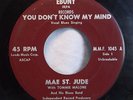 Mae St Jude Blues Vinyl In The Dark_You Dont Know My Mind Ebony 45 RPM 7