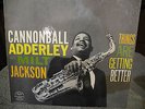 CANNONBALL ADDERLEY MILT JACKSON Things Getting Better 1959 RIVERSIDE LP STEREO