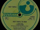 DEEP PURPLE / IN ROCK / A2/B1 / NO EMI LOGO ON LABEL / 1AL/1UD / HARVEST UK L/P