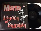 MISFITS Legacy Of Brutality rare TEXT Label Lp, Cd Danzig Samhain Graves Doyle