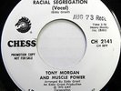 TONY MORGAN & MUSCLE POWER 45 Racial Segregation CHESS Funk SOUL Promo #585