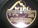 40s French SWING SW 343 ed1 Geo Daly & orch: Cobra, Cross Winds. VERY RARE, NM-