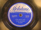 PARKER & DODD-SAIL AWAY LADY/BLUE EYED JANE-MELOTONE 12745 78 RPM