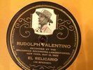 Brunswick RUDOLPH VALENTINO Kashmiri Song 1923 special issue SILENT FILM STAR