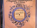Victor Program Transcription VICTOR ARTIST PARTY fun variety show 1931 w sleeve