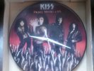 KISS picture disc clock