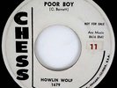 HOWLIN' WOLF 45 Poor Boy / Sitting On Top Of The World CHESS Rec DJ PROMO Listen