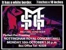 MSG Michael Schenker Group live Nottingham 10 October 1983 A4 size poster print