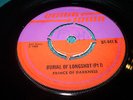 TOP SKINHEAD 45 - BURIAL OF LONGSHOT - PRINCE OF DARKNESS - DOWN TOWN  U.K.1969