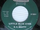 E.C BEATTY Little Blue Eyes b/w Tarzan 1960 Rockabilly Novelty b-side 45 w351