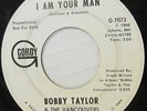 BOBBY TAYLOR and the VANCOUVERS 45 i'm your man PROMO #784