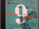BEETHOVEN: Symphony 9  & 1. Scherchen-Vienna. 1952 Westminster WAL 208 2-LP. NM-