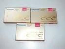 3 x Panasonic D90 - DCC Digital Compact Cassette Tapes - New Sealed - DERBY