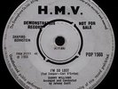 DANNY WILLIAMS I'm so lost UK SINGLE Rain HMV '66 SOUL DEMO PROMO 7