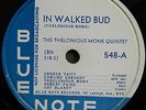Jazz 78 THELONIOUS MONK QUINTET In Walked Bud / Epistrophy on Blue Note 10