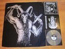 CHRIS MOYEN BOOK INCANTATION ARCHGOAT LP + BLASPHEMY TAPESTRY impiety sarcofago