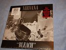 NIRVANA 2 lps- 1 BLEACH MAROON & 1  CLEAR WHITE VINYL SEALED SOLD OUT LOW #