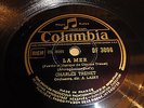 CHARLES TRENET La mer / Seul depuis toujours 78 TOURS RPM Columbia DF 3096 1946