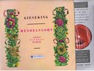 33CX 1479 WALTER GIESEKING PLAYS MENDELSSOHN SONGS WITHOUT WORDS
