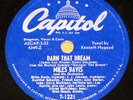 MILES DAVIS VENUS DE MILO DARN THAT DREAM CAPITOL 7-1221 78 RPM RARE E/E-
