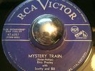 ROCKABILLY Elvis Presley MYSTERY TRAIN RCA VICTOR 45 Rare Canadian Pressing