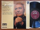 PHILIPS MAROON HIFI STEREO WALTER Schubert 8 and 5 Dutch 1st Edition NM LP