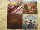 BEATLES - 4 X LP's (Please Please me (yellow lbl) Sgt Peppers (1st press/cut-out