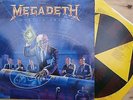 MEGADETH RUST IN PEACE CAPITOL EST 2132 INNER HEAVY METAL RARE ALBUM VINYL LP