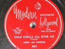 Hear Blues 78 John Lee Hooker  - Cold Chills All Over Me / Rock Me Mama On Mode
